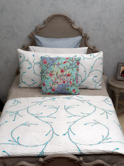 Blue Foliage Quilt
